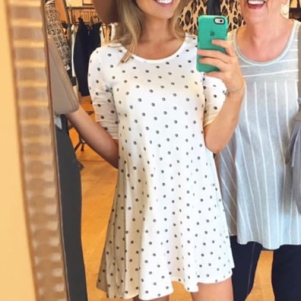Polka Dot Mini Dress